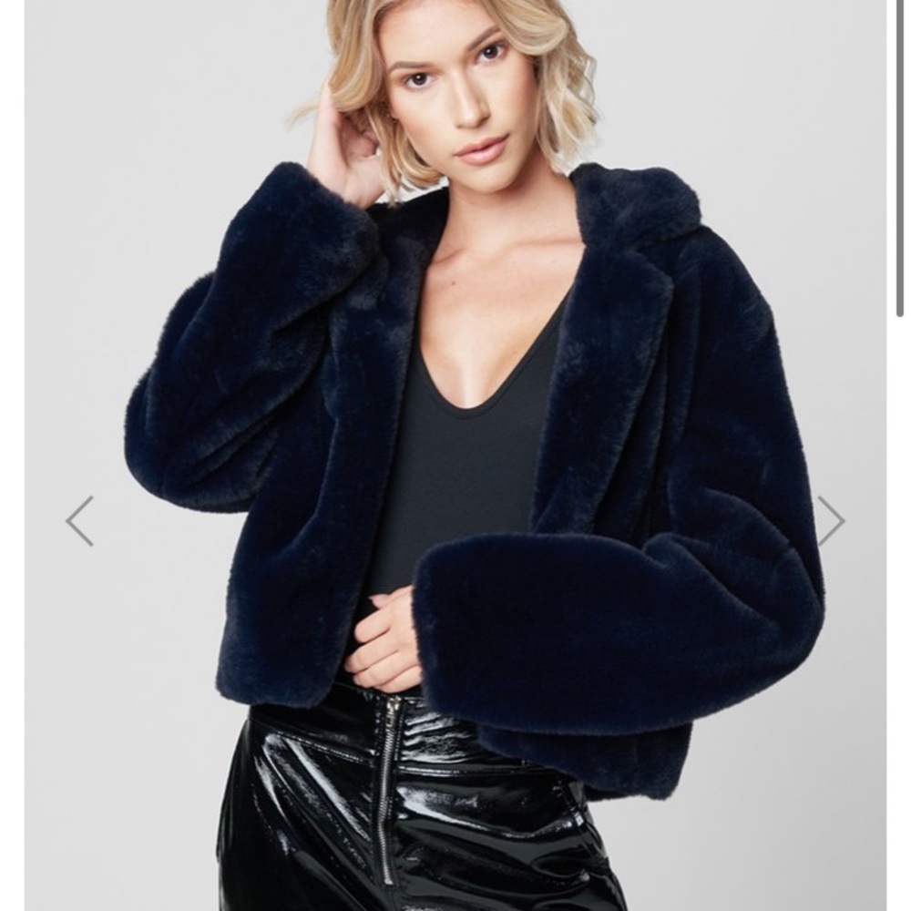 Super Soft Cropped Faux Fur Coat